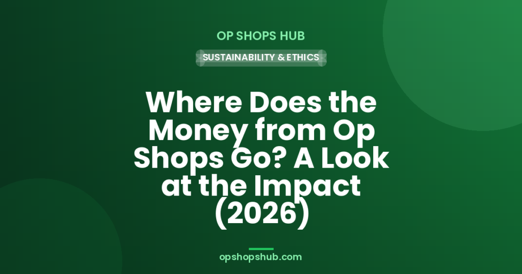 Where Does the Money from Op Shops Go? A Look at the Impact (2026)